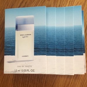 5 sample size Light Blue fragrance